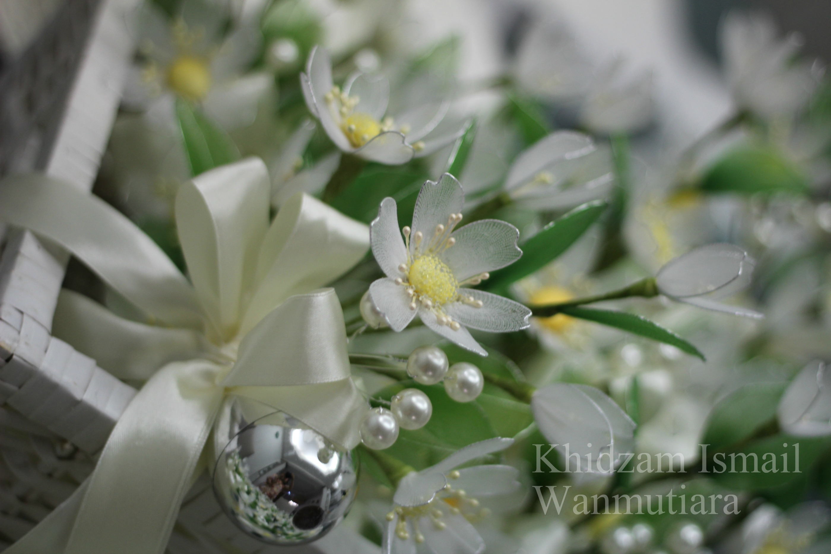  Bunga  Stoking Putih Hijau Mutiara  Kitchen